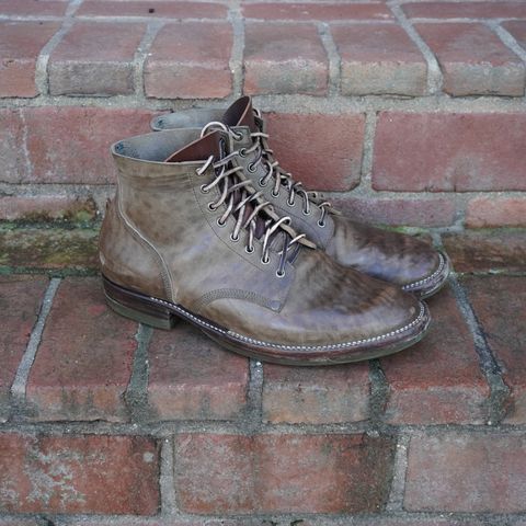 NF Bootmaker Milton Boot in Maryam Waxy Salvia Horsebutt