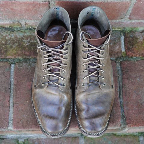 NF Bootmaker Milton Boot in Maryam Waxy Salvia Horsebutt