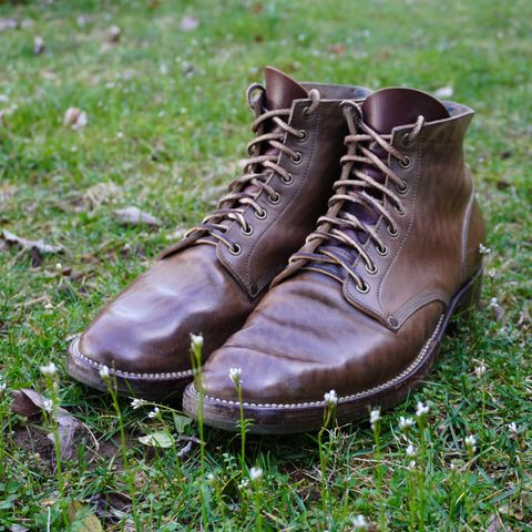 NF Bootmaker Milton Boot in Maryam Waxy Salvia Horsebutt