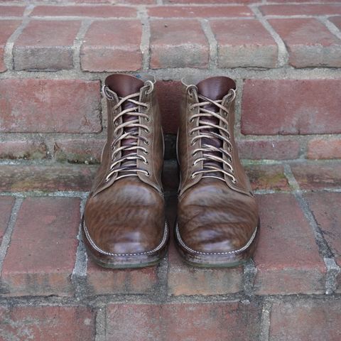 NF Bootmaker Milton Boot in Maryam Waxy Salvia Horsebutt