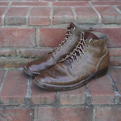 NF Bootmaker Milton Boot in Maryam Waxy Salvia Horsebutt