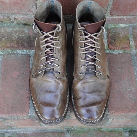NF Bootmaker Milton Boot in Maryam Waxy Salvia Horsebutt