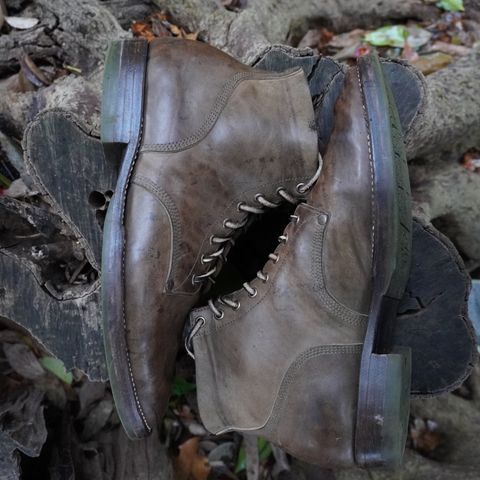 NF Bootmaker Milton Boot in Maryam Waxy Salvia Horsebutt