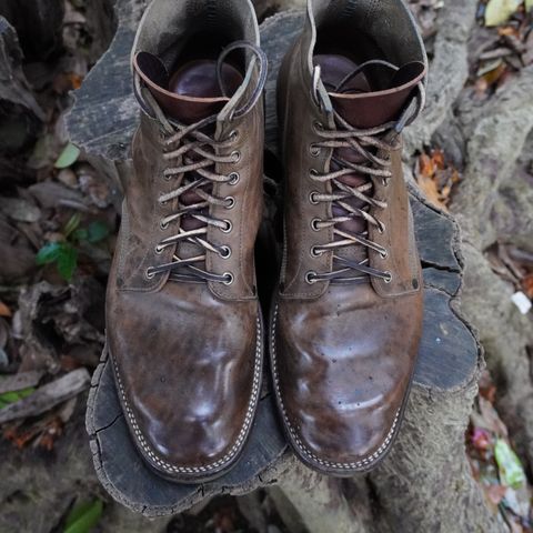 NF Bootmaker Milton Boot in Maryam Waxy Salvia Horsebutt