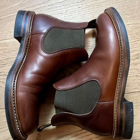 John Lofgren Chelsea Boots in Horween Timber Chromexcel