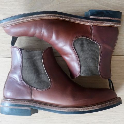 John Lofgren Chelsea Boots in Horween Timber Chromexcel
