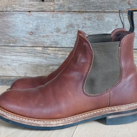 John Lofgren Chelsea Boots in Horween Timber Chromexcel