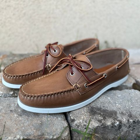 Search result thumbnail of Rancourt & Co. Read Boat Shoe in Horween Natural Chromexcel