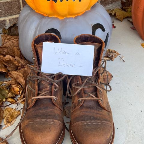 Truman Cap Toe Boot in Gallun Cognac Teton Stag