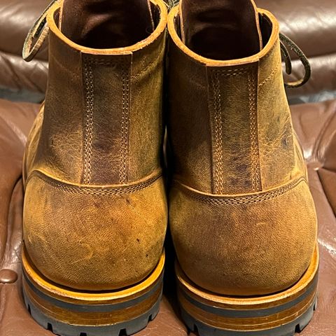 Truman Cap Toe Boot in Gallun Cognac Teton Stag