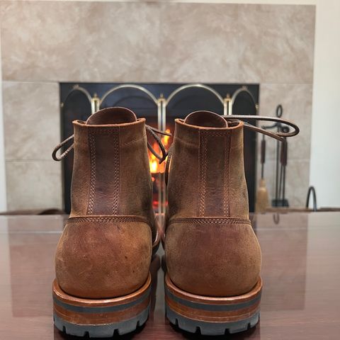 Truman Cap Toe Boot in Gallun Cognac Teton Stag