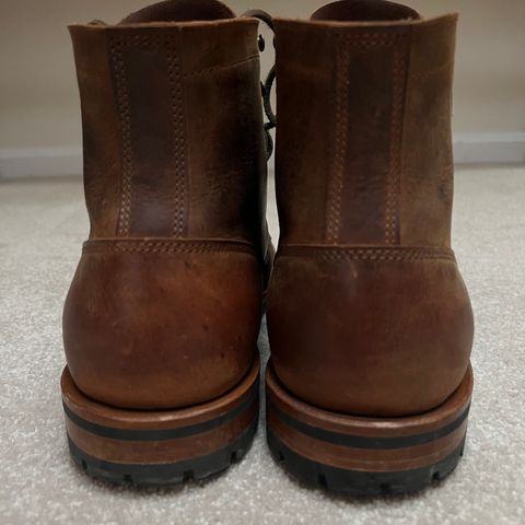 Truman Cap Toe Boot in Gallun Cognac Teton Stag