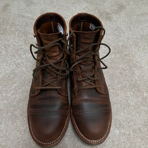 Truman Cap Toe Boot in Gallun Cognac Teton Stag