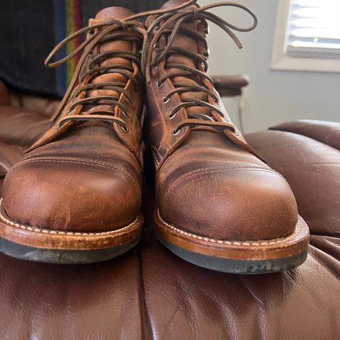 Truman Cap Toe Boot in Gallun Cognac Teton Stag