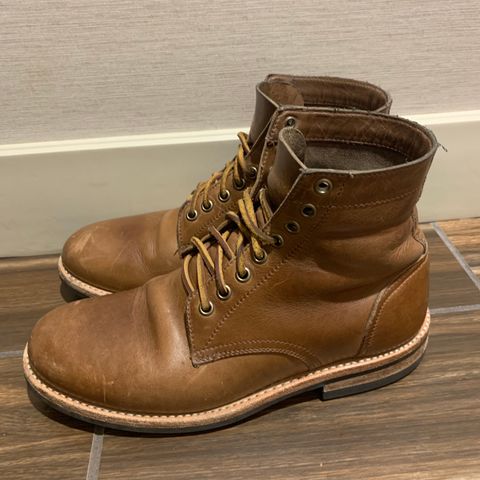 Oak Street Bootmakers Trench Boot in Horween Natural Chromexcel