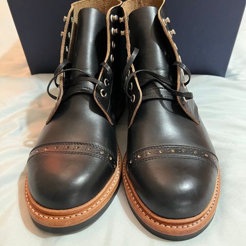 Oak Street Bootmakers Field Boot in Horween Black Chromexcel