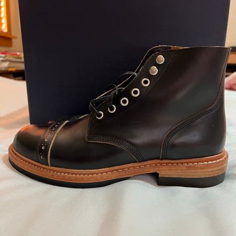 Oak Street Bootmakers Field Boot in Horween Black Chromexcel