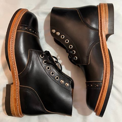 Oak Street Bootmakers Field Boot in Horween Black Chromexcel