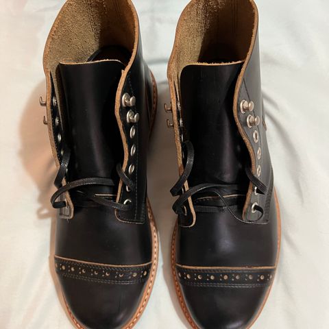 Oak Street Bootmakers Field Boot in Horween Black Chromexcel