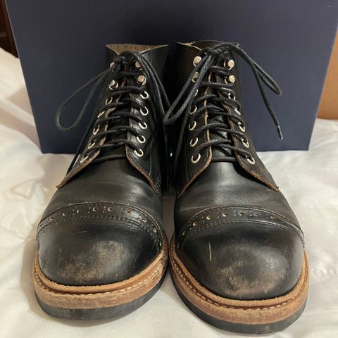 Oak Street Bootmakers Field Boot in Horween Black Chromexcel
