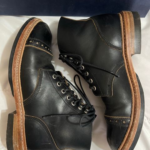 Oak Street Bootmakers Field Boot in Horween Black Chromexcel