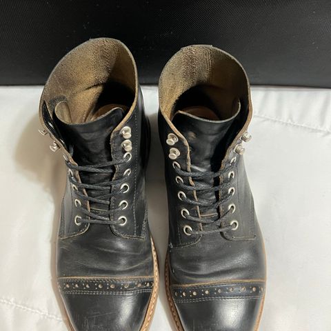 Oak Street Bootmakers Field Boot in Horween Black Chromexcel