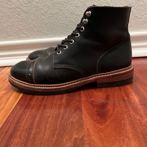 Oak Street Bootmakers Field Boot in Horween Black Chromexcel