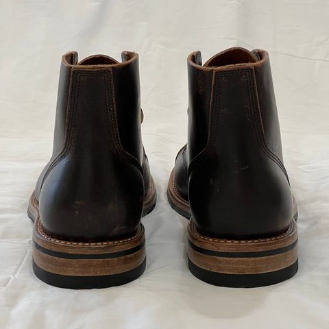 Oak Street Bootmakers Cap-toe Field Boot in Tempesti Brown Overdye Camello Asportabile