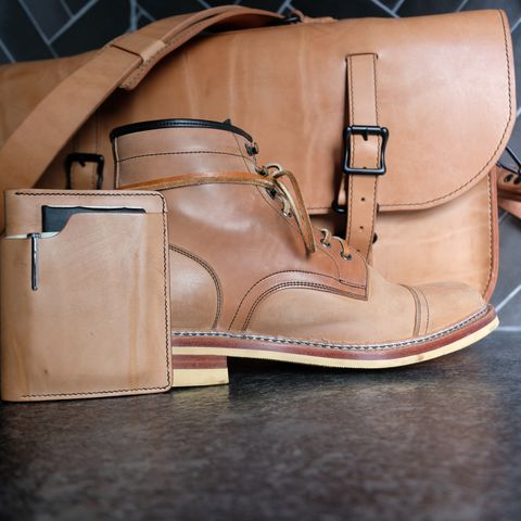 Tahura Captoelari in Conceria Cloe Crust Shell Cordovan