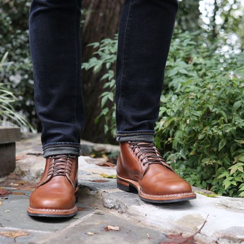 White's Stevens (Plain Toe) in Horween British Tan Chromexcel