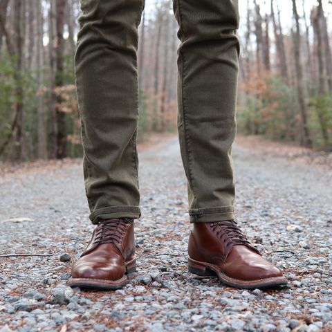 View photo of White's Stevens (Plain Toe) in Horween British Tan Chromexcel