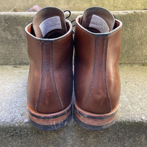 View photo of White's Stevens (Plain Toe) in Horween British Tan Chromexcel