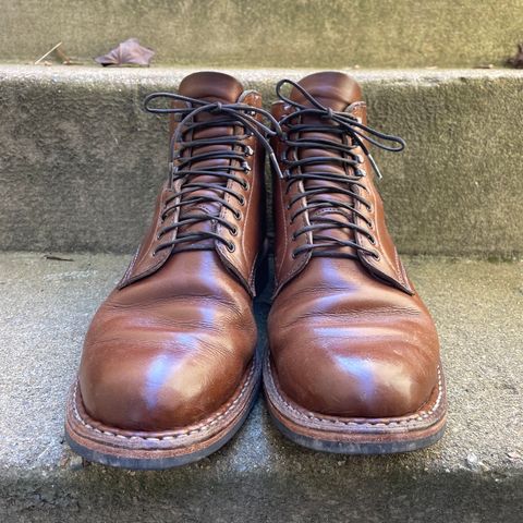 View photo of White's Stevens (Plain Toe) in Horween British Tan Chromexcel