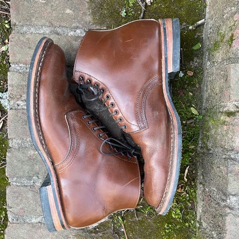 View photo of White's Stevens (Plain Toe) in Horween British Tan Chromexcel