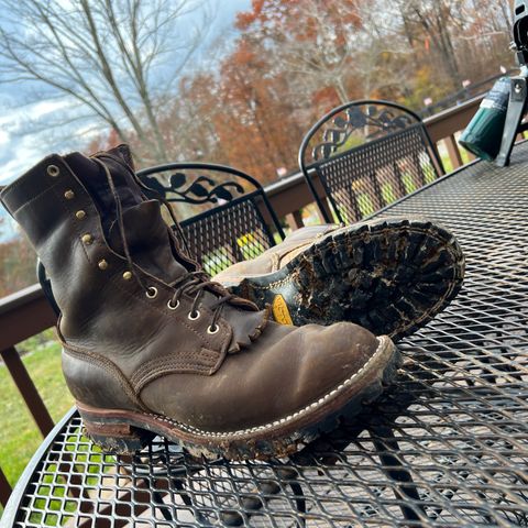 View photo of Nicks Overlander in Horween Olive Chromexcel