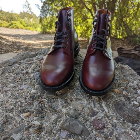 Grant Stone Edward Boot in Horween Color 8 Chromexcel