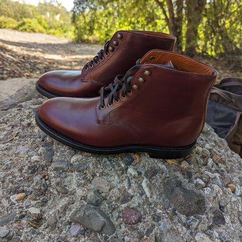 Grant Stone Edward Boot in Horween Color 8 Chromexcel