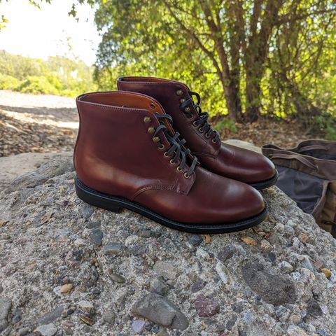 Grant Stone Edward Boot in Horween Color 8 Chromexcel