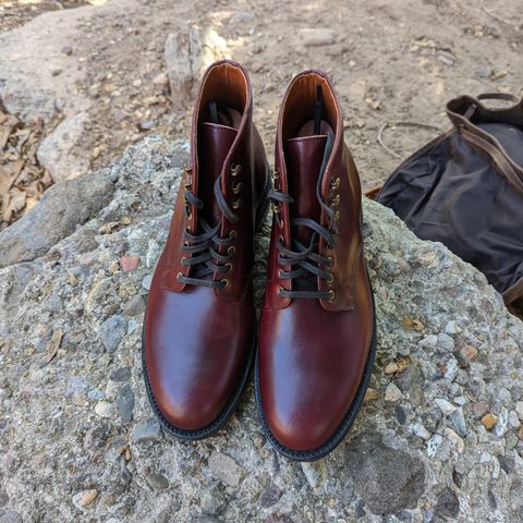 Grant Stone Edward Boot in Horween Color 8 Chromexcel