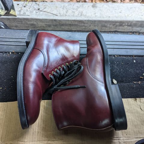 Grant Stone Edward Boot in Horween Color 8 Chromexcel