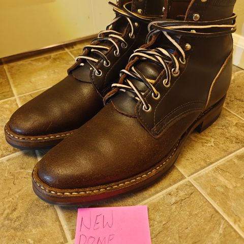 White's MP-M1 in Seidel Brown Dress & Horween Cinnamon Waxed Flesh