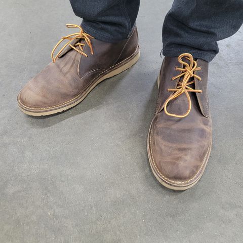 Red Wing Weekender Chukka in S.B. Foot Charcoal Rough and Tough