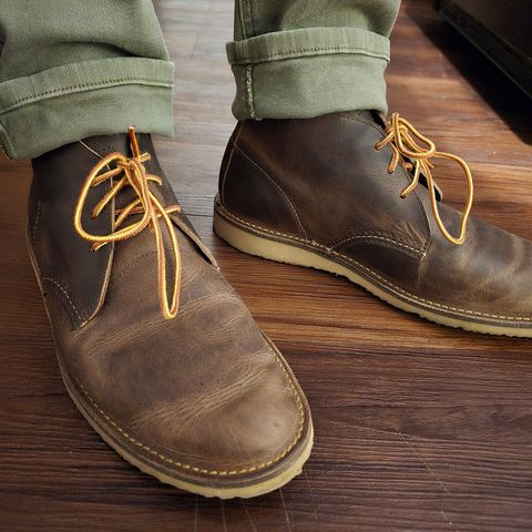 Red Wing Weekender Chukka in S.B. Foot Charcoal Rough and Tough