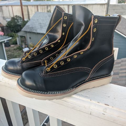 Wesco Jobmaster in Horween Black Chromexcel Horsehide