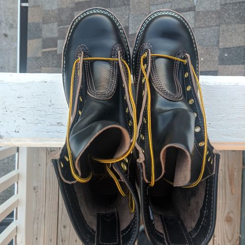 Wesco Jobmaster in Horween Black Chromexcel Horsehide