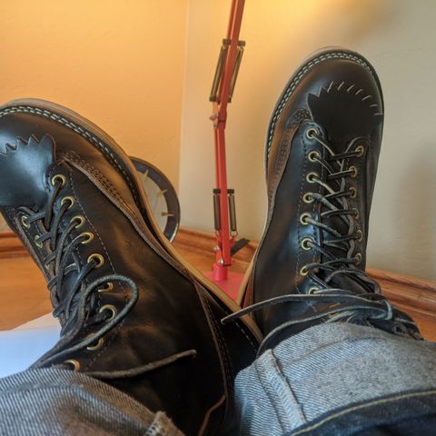 Wesco Jobmaster in Horween Black Chromexcel Horsehide