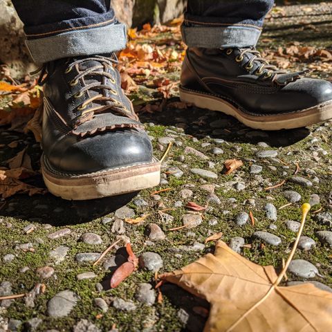 Wesco Jobmaster in Horween Black Chromexcel Horsehide
