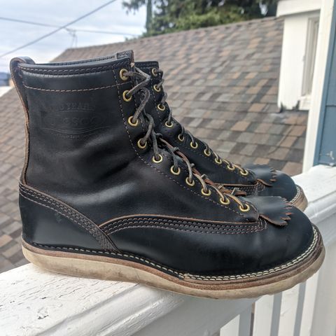 Wesco Jobmaster in Horween Black Chromexcel Horsehide