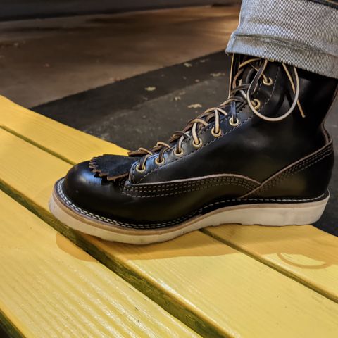 Wesco Jobmaster in Horween Black Chromexcel Horsehide