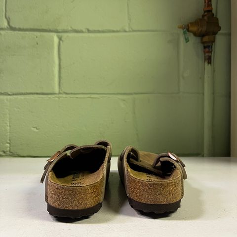 Birkenstock Boston in Tobacco Brown Oiled Leather